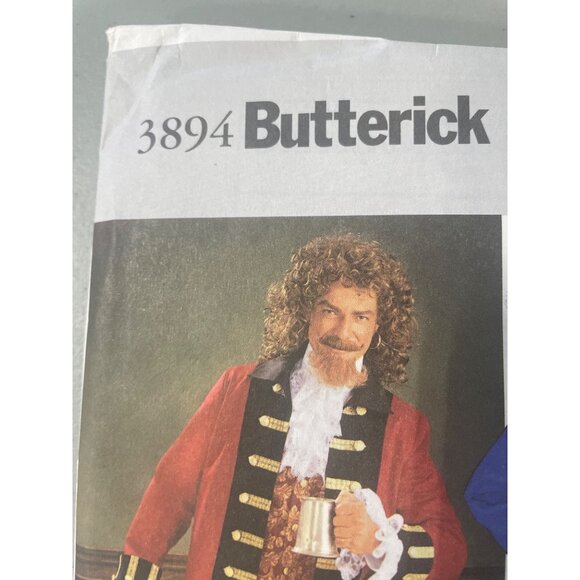 Butterick 3894 Mens Pirate Costume Sewing Pattern Size Large XL Steampunk UNCUT - Picture 3 of 7